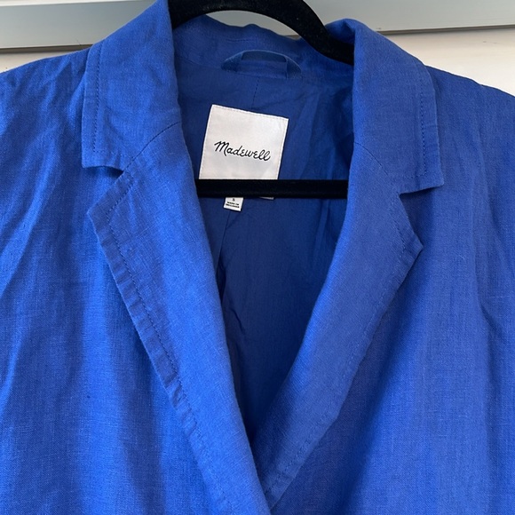 Madewell Double Breasted Linen Blazer - Picture 8 of 12